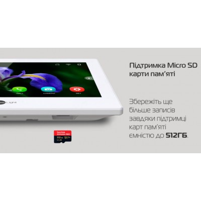 Гібридний відеодомофон 10.1" Neolight MEZZO Hybrid Black з Wi-Fi